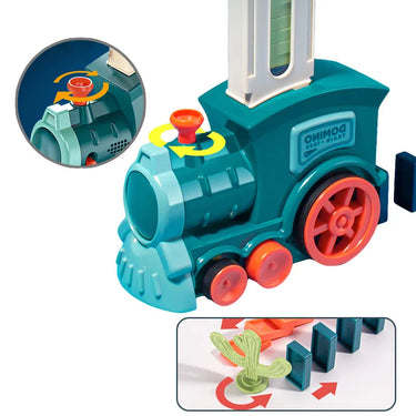 DominoTrain | Bringt Spielspaß und Bildung zusammen - Automatisches Domino-Spielset